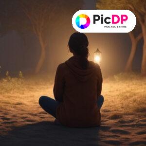 alone girl dp